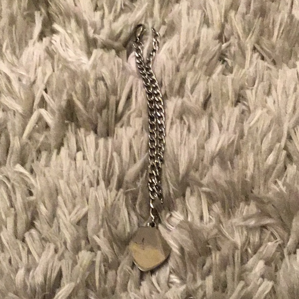 Silver anklet